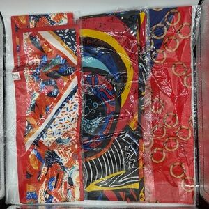 🔥🆕🔥 3-Pack Satin Edge Laying Scarves - Headband/Wrap/Scarf Set